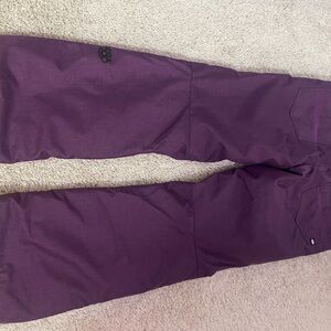686 Youth Girls dark purple Snow Pants